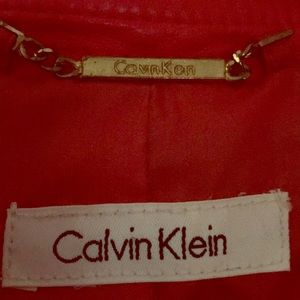 All leather Calvin Klein lady’s leather jacket